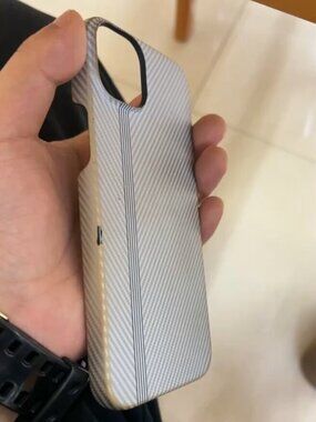 Matte Black Carbon Fiber Phone Case